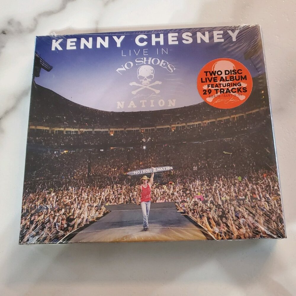 Kenny Chesney Live in No Shoes Nation 2 Disc CD